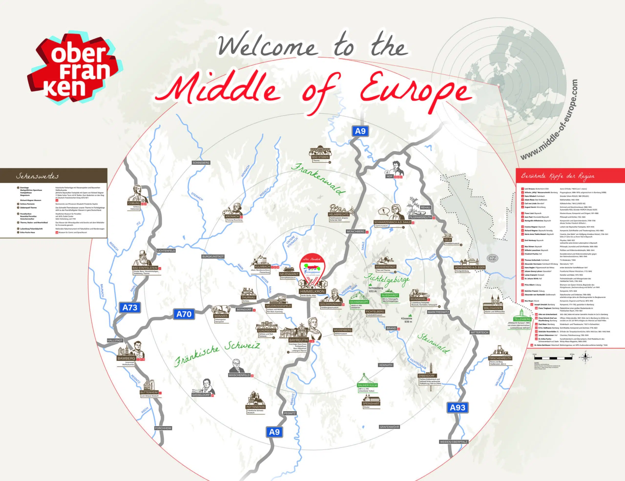 fichtelgebirgshof wandkarte