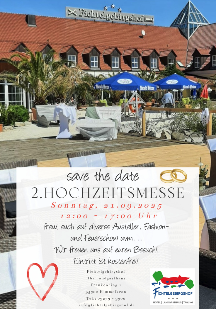 infos zur zweiten Hochzeitsmesse